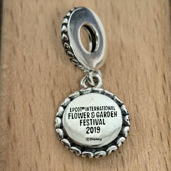 Pandora Passholder Flower and Garden Festival Charm, S925 Silver Bracelets - Picture 2 of 4